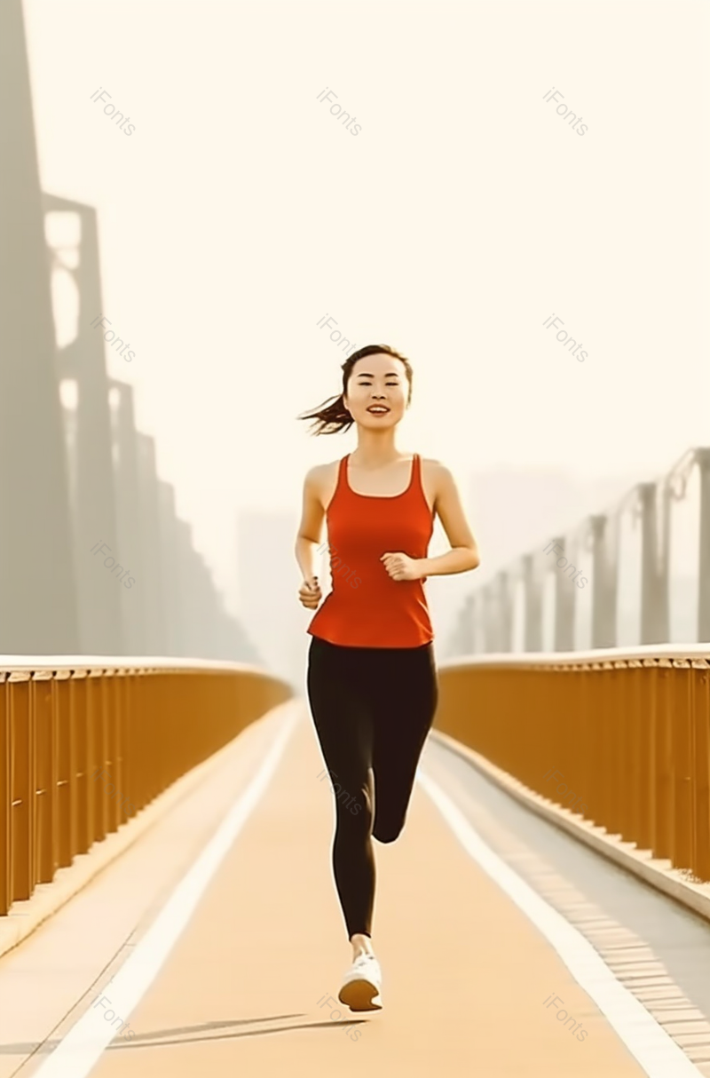 年轻的女青年在跑步户外摄影,高清,摄影图,摄影图片,图片大全,摄影图免费下载